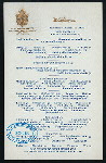 LUNCHEON [held by] MARIE ANTOINETTE HOTEL [at] "NEW YORK, NY" (HOTEL;)