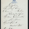 DINNER [held by] PRATT INSTITUTE GRADUATES ASSOCIATION LIBRARY SCHOOL [at] "CHELSEA, THE" (HOTEL)