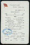 BREAKFAST [held by] CUNARD LINE [at] R. M. S. ETRURIA (SS)