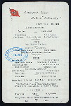 LUNCHEON [held by] CUNARD LINE [at] R. M. S. ETRURIA (SS;)