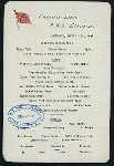 BREAKFAST [held by] CUNARD LINE [at] R. M. S. ETRURIA (SS)