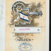 PAN AMERICAN EXPOSITION [held by] BAILEY CATERING CO. [at] PLAZA RESTAURANT (REST;)