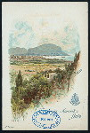 DINNER [held by] HAMBURG-AMERIKA LINIE [at] EN ROUTE ABOARD SCHNELLDAMPMER (EXPRESS STEAMER) AUGUSTE VICTORIA (SS;)