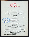 DINNER [held by] HOTEL JERMYN [at] "SCRANTON, PA" (HOTEL;)