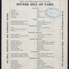 DAILY MENU [held by] EWING'S NEW RESTAURANT [at] "13 MONTGOMERY STREET (JERSEY CITY, NJ?)" (REST;)