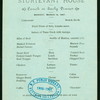 LUNCH OR EARLY DINNER [held by] STURTEVANT HOUSE [at]  (REST;)