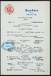 LUNCHEON [held by] BROADWAY CENTRAL HOTEL [at] "BROADWAY, NY" (REST;)
