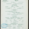 DINNER [held by] HOTEL SAVOY [at] "FIFTH AVENUE AND 59TH STREET, NEW YORK, NY" (REST;)