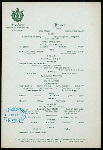 DINNER [held by] HOTEL SAVOY [at] "FIFTH AVENUE AND 59TH STREET, NEW YORK, NY" (REST;)