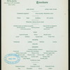 LUNCHEON [held by] HOTEL SAVOY [at] "FIFTH AVENUE AND 59TH STREET, NEW YORK, NY" (REST;)