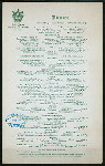 DINNER [held by] HOTEL SAVOY [at] "FIFTH AVENUE AND 59TH STREET, NEW YORK, NY" (REST;)