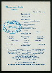 LUNCHEON [held by] WESTMINSTER HOTEL [at] "NEW YORK, NY" (REST;)