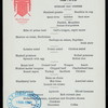 LUNCHEON,BILL OF FARE [held by] PARK AVE. HOTEL [at] NY (HOTEL)