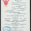 DINNER [held by] PARK AVENUE HOTEL [at] NY (HOTEL)