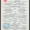 DINNER-A LA CARTE [held by] PARK AVENUE HOTEL [at] NY (HOTEL)