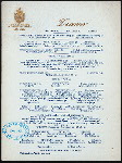 DINNER [held by] MARIE ANTOINETTE HOTEL [at] 66TH ST. & BROADWAY NY (HOTEL;)