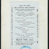 REGULAR DINNER [held by] MILLS HOTEL RESTAURANT [at] "BLEECKER, THOMPSON AND SULLIVAN STREETS; ENTRANCE ON BLEECKER STREET;" (HOTEL;)