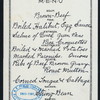 DINNER] [held by] CROMWELL STEAMSHIP COMPANY [at]  (SS;)