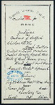 DINNER] [held by] CROMWELL STEAMSHIP COMPANY [at]  (SS;)