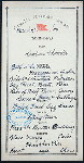 DINNER] [held by] CROMWELL STEAMSHIP COMPANY [at]  (SS;)