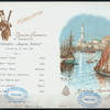 DINNER] [held by] HAMBURG AMERIKA LINIE [at] SCHNELLDAMPFER (EXPRESS STEAMER) AUGUST VICTORIA (SS;)