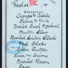 BREAKFAST [held by] CROMWELLL STEAMSHIP COMPANY [at]  (SS;)