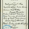 MENU [held by] CROMWELL STEAMSHIP COMPANY [at]  (SS;)