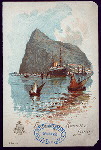 DINNER [held by] HAMBURG-AMERIKA LINIE [at] "SCHNELLDAMPFER ""AUGUSTE VICTORIA""" (SS;)