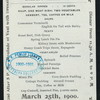 BILL OF FARE [held by] MILLS HOTEL RESTAURANT [at] "NEW YORK, NY" (REST)