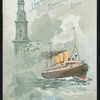 DINNER [held by] HAMBURG-AMERIKA LINIE [at] EN ROUTE ABOARD SCHNELLDAMPFER (EXPRESS STEAMER) AUGUSTE VICTORIA (SS;)