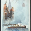 DINNER [held by] HAMBURG-AMERIKA LINIE [at] EN ROUTE ABOARD SCNELLDAMPFER (EXPRESS STEAMER) AUGUSTE VICTORIA (SS;)