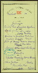 DINNER [held by] CROMWELL STEAMSHIP COMPANY [at] EN ROUTE (SS;)