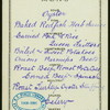 DINNER [held by] CROMWELL STEAMSHIP COMPANY [at] EN ROUTE (SS;)