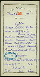 DINNER [held by] CROMWELL STEAMSHIP COMPANY [at] EN ROUTE (SS;)