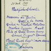 DINNER [held by] CROMWELL STEAMSHIP COMPANY [at] EN ROUTE (SS;)