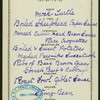 DINNER [held by] CROMWELL STEAMSHIP COMPANY [at] EN ROUTE (SS;)
