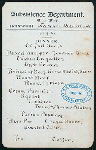 DINNER [held by] US ARMY - SUBSISTENCE DEPT. [at] TRANSPORT (?)
