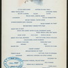 DINNER [held by] HADDON HALL [at] "[PHILADELPHIA, PA]" (HOTEL;)