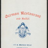 DAILY MENU - 11;30 T0 3;00 [held by] GERMAN RESTAURANT & BUFFET [at] "137 E. MADISON ST. CHICAGO, IL." (REST;)