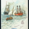 DINNER [held by] HAMBURG-AMERIKA LINIE [at] SS AUGUSTE VICTORIA (SS;)
