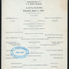 DINNER [held by] WILLARD'S HOTEL [at] "WASHINGTON, D.C." (HOTEL;)
