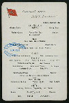 LUNCHEON [held by] CUNARD LINE [at] "R.M.S. ""LUCANIA""" (SS;)