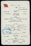 LUNCHEON [held by] CUNARD LINE [at] "R.M.S. ""LUCANIA""" (SS;)