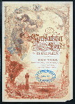 DINNER [held by] NORDDEUTSCHER LLOYDS BREMEN [at] "DAMPFER ""KAISER WILHELM DER GROSSE""" (SS;)