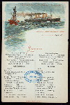LUNCH [held by] NORDDEUTSCHER LLOYD BREMEN [at] EN ROUTE ABOARD KAISER WILHELM DER GROSSE (SS;)