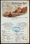 LUNCH [held by] NORDDEUTSCHER LLOYD BREMEN [at] EN ROUTE ABOARD KAISER WILHELM DER GROSSE (SS;)