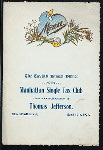 TWELFTH ANNUAL DINNER IN MEMMORY OF THOMAS JEFFERSON [held by] MANHATTAN SINGLE TAX CLUB [at] HOTEL MARLBOROUGH (HOTEL;)