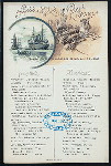 BREAKFAST [held by] NORDDEUTSCHER LLOYD BREMEN [at] EN ROUTE ABOARD KAISER WILHELM DER GROSSE (SS;)