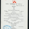 LUNCHEON [held by] CANADIAN PACIFIC RAILWAY COMPANY [at] EN ROUTE ABOARD R.M.S. EMPRESS OF CHINA (SS;)