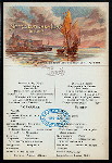 LUNCH [held by] NORDDEUTSCHER LLOYD BREMEN [at] EN ROUTE ABOARD KAISER WILHELM DER GROSSE (SS;)